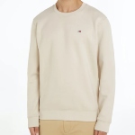 Sweat Tommy Hilfiger gris beige