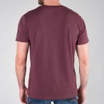 T Shirt Le Temps des Cerises homme Gregor bordeaux