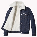 Blouson en Jean fourré Tommy Hilfiger femme