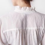 Chemisier / blouse Salsa femme avec broderie anglaise