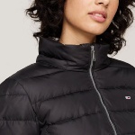 Doudoune longue Tommy Hilfiger noire