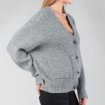 gilet cardigan Le Temps des Cerises Huna gris