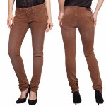 Jean Pantalon femme Freeman T Porter Alexa Slim Magic Color copper