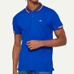 Polo Tommy Hilfiger Jeans homme bleu cobalt