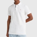 Polo blanc Tommy Hilfiger Jeans pour homme