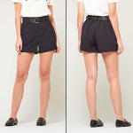 City short femme Le Temps des Cerises Richie noir