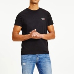 T Shirt Tommy Hilfiger noir avec logo Tommy Jeans