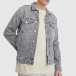 Veste en jean gris Tommy Hilfiger Homme Regular Trucker Jacket