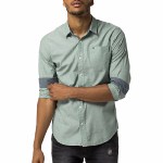 Chemise regular pour homme de chez Tommy Hilfiger en coton sea spray