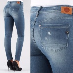 Jean slim femme Le Temps des Cerises 316 Jara Wss278 destroy