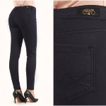 Pantalon bleu marine Le Temps des Cerises 316 coupe slim femme