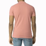 Polo Tommy Hilfiger Jeans homme en coton rose