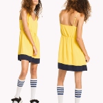 Robe Tommy Hilfiger Jeans jaune