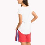 Tee Shirt femme Tommy Hilfiger Jeans blanc