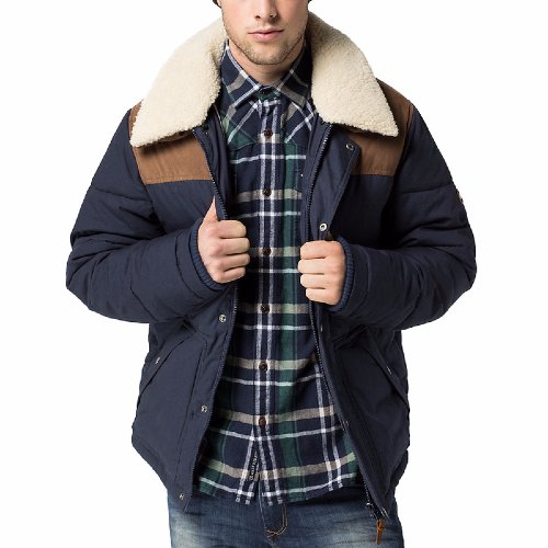 Manteau Tommy Hilfiger homme modèle Jared bleu marine