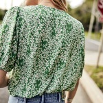 Top / Chemisier Freeman T Porter Torelle Bucolic liberty vert