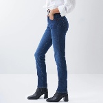 Jeans Salsa femme Secret Push in bleu medium