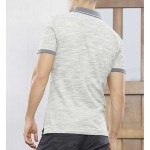 Polo Freeman T Porter homme Ridley Sand gris chiné