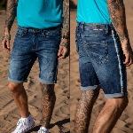 Short en Jean Freeman T Porter homme Jimmy Arain