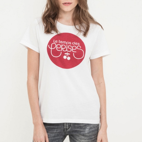 T Shirt Le Temps des Cerises femme Redlogo