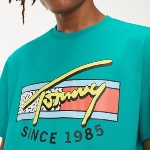 T Shirt Tommy Hilfiger Jeans Neon Script Tee