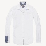 Chemise Tommy Hilfiger homme modèle Teddy en coton blanc