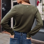 Pull femme Freeman T Porter Preem kaki