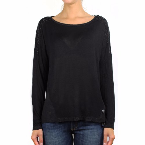 Pull Le Temps des Cerises modèle Betsy noir pour femme