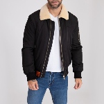 Blouson pilote Bombers Original Versmold noir