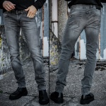 Jeans homme Freeman T Porter Dustee Slim gris bold