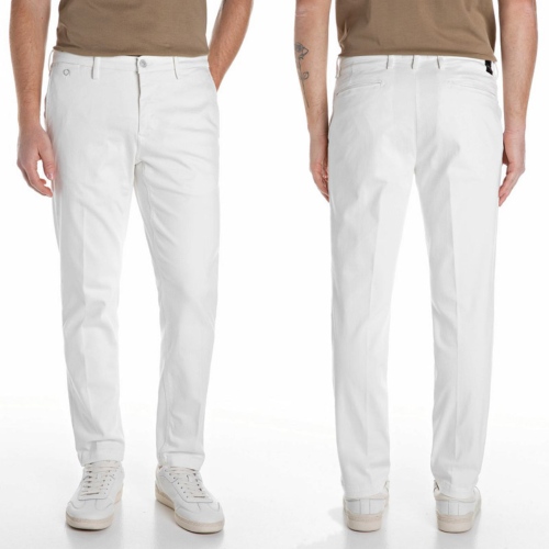 Pantalon Chino Replay hyperflex Benni blanc