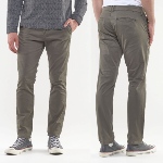 Pantalon Chino LTC Le Temps des Cerises homme khaki