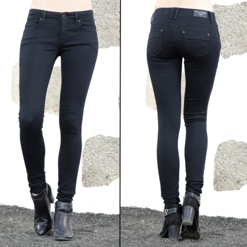 Jean femme Freeman T Porter Dorya magic noir super slim