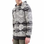 Pull Homme LTC Le Temps des Cerises gris à motifs