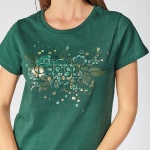 T Shirt Le Temps des Cerises femme Frankie vert