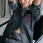 Chemise Freeman T Porter Chella Patches grise
