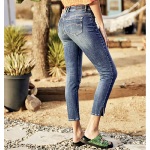 Jeans Freeman T Porter femme Gaelle Pacific slim taille haute