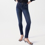 Jeans Salsa femme Secret Push in dark wash taille haute