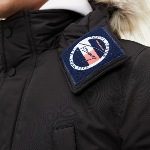 Manteau Parka Tommy Hilfiger homme couleur noir, col fausse fourrure