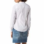 Chemise Tommy Hilfiger femme modèle Faybe blanche coupe cintrée