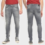 Jean skinny homme Le Temps des Cerises Power gris