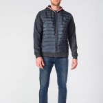 Veste hybride Le Temps des Cerises homme Thol bleu marine