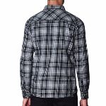 Chemise Japan Rags homme modèle Wigan en coton à carreaux noirs