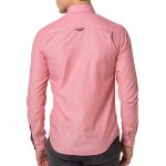 Chemise rose Tommy Hilfiger en coton coupe regular