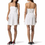 Robe Bustier Tommy Hilfiger blanche