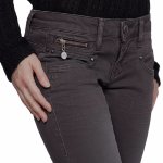 Jean Pantalon slim femme Freeman T Porter Alexa Magic Color couleur Moon Rock