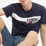 T Shirt Tommy Hilfiger Jeans Essential Box bleu marine