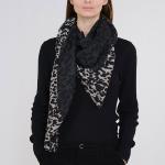 Echarpe Le Temps des Cerises Marta motif Leopard