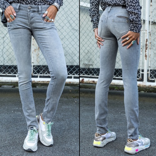 Jean femme Freeman T Porter Alexa Slim gris foston