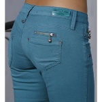 Pantalon Freeman T Porter Alexa Magic color bleu / vert